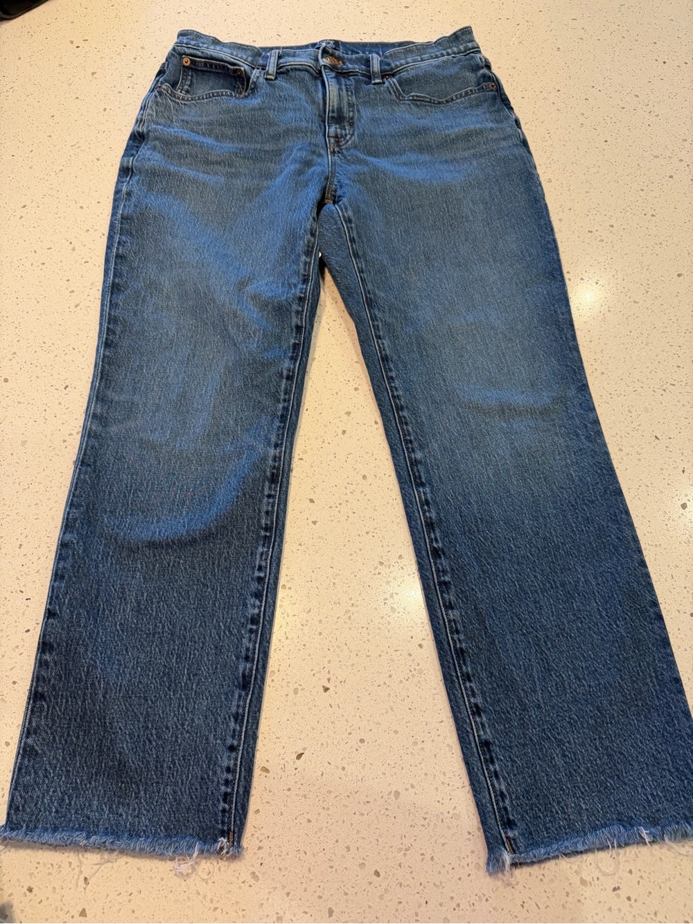 J. Crew Slim Boyfriend Jeans in Dark Blue Denim